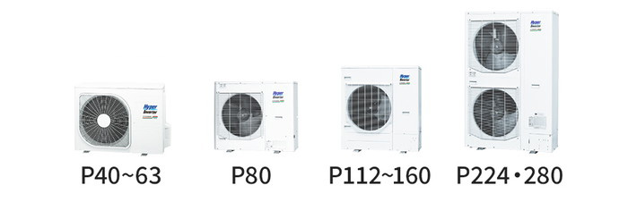 HyperInverter（ハイパーインバーター） 室外機サイズ