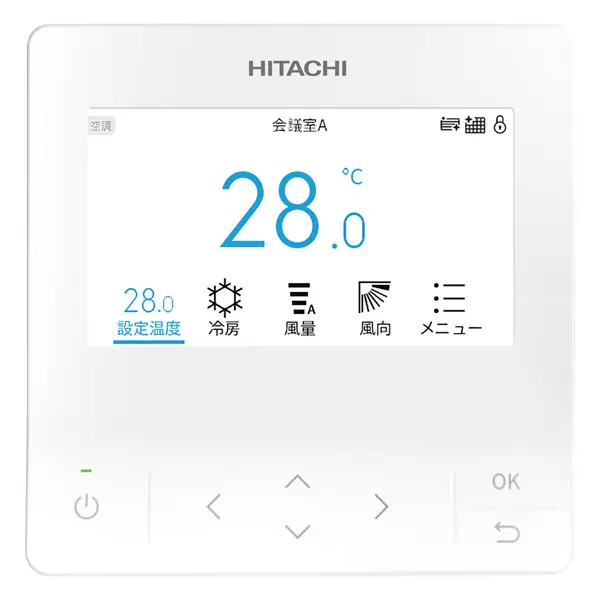 RPI-GP280RGHGC5 日立 システムフリーZ 省エネの達人プレミアム（中静圧） 省エネ 業務用エアコン てんうめ 10馬力 同時トリプル 三相200V ワイヤードリモコン 冷媒R32の画像_4