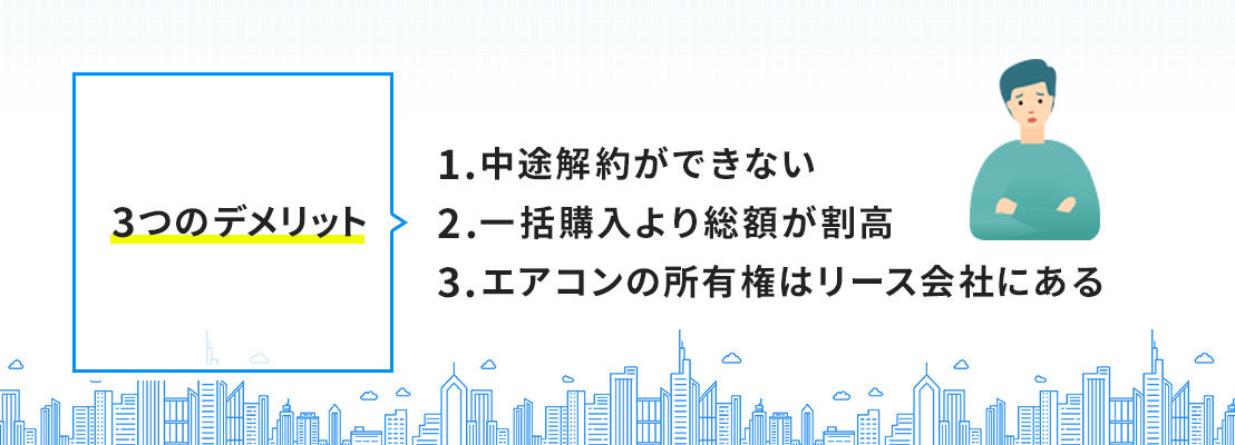 リースの3つのメリット