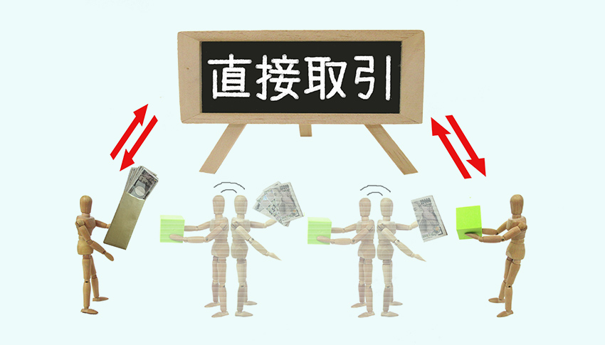 お客様と直接お取引することで中間益や諸経費を極力カット