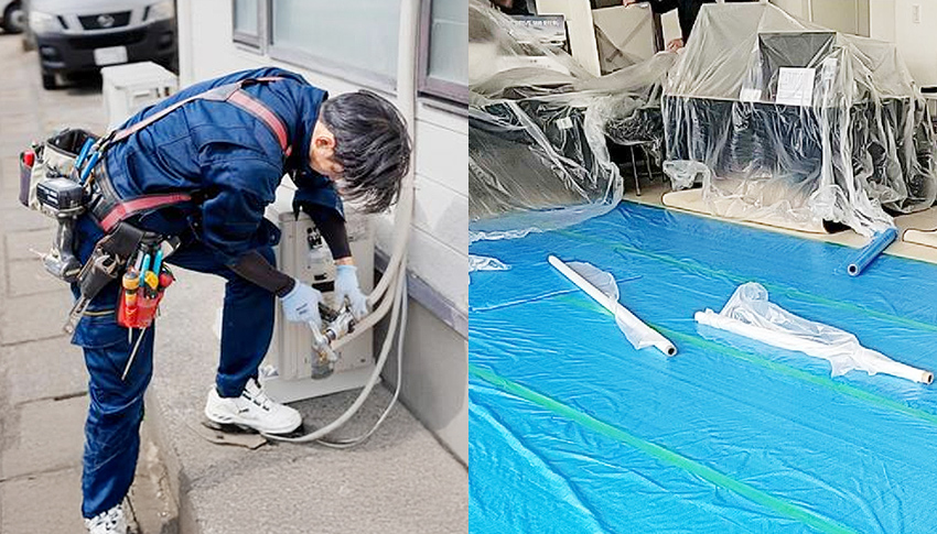 業務用エアコン取付工事